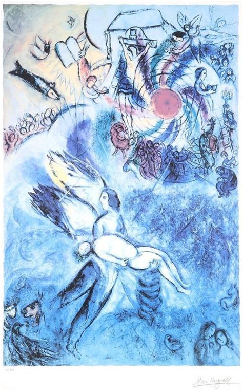 Marc Chagall La Creation De Lhomme 1956 1958 Mutualart