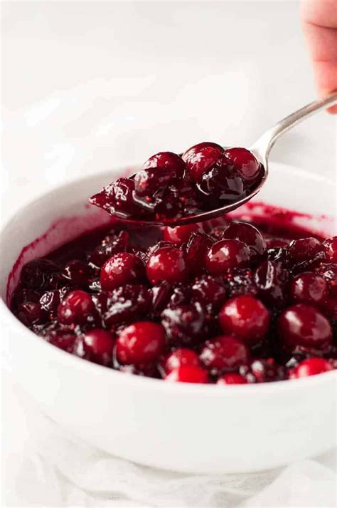 Homemade Cranberry Sauce Recipetin Eats