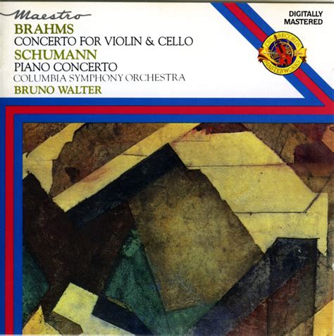 Johannes Brahms Concerto For Violin Cello Double And Orchestra In