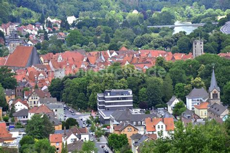 Hann Münden aus der Vogelperspektive Altstadtbereich und