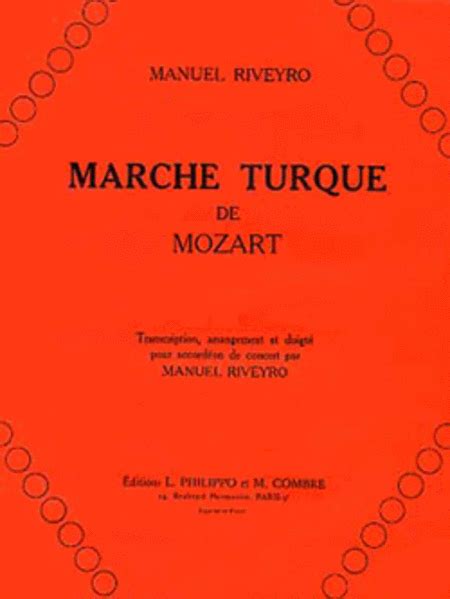 Marche Turque By Wolfgang Amadeus Mozart Accordion Sheet Music Sheet Music Plus