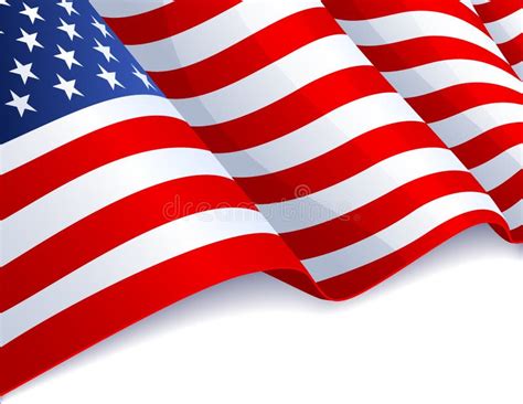 флаг США иллюстрация вектора. иллюстрации насчитывающей бело - 14008710