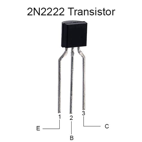 5pc 2n2222 Npn Bjt Switching Transistor Electronic Components