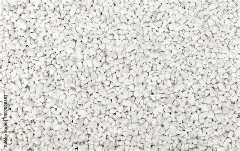 Seamless plain white gravel texture background from above. Stock Photo | Adobe Stock