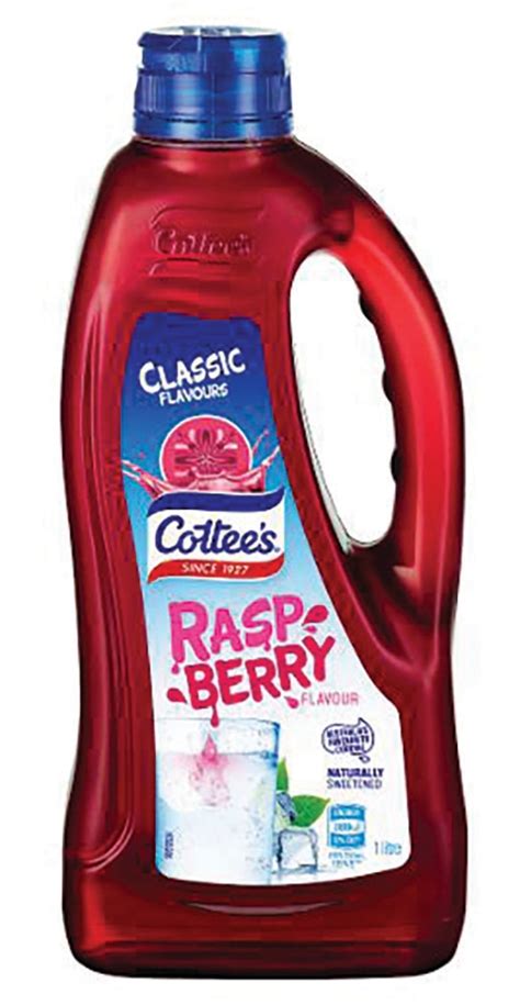 Cottees Coola Concentrate Raspberry 1l Soft Drinks And Cordial