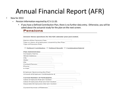 PPT Gateway 100R And Annual Financial Report AFR PowerPoint