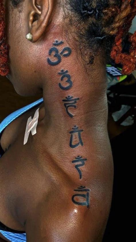 Neck tattoos | Neck tattoo, Tattoo fonts, Girl neck tattoos