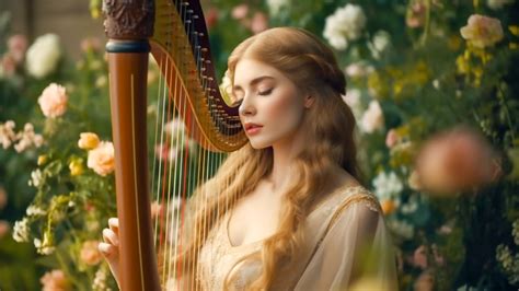 Relaxing Harp Hymn Healing Harp Paradise Harp Music Instrument