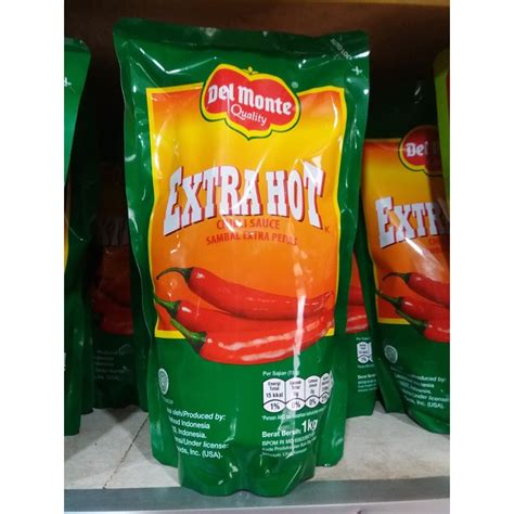 Jual Saos Sambal Delmonte Extra Hot Pedas Saus Sauce Delmonte Extra Hot Pedas Kg G Shopee