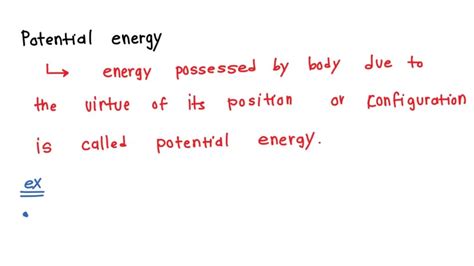 SOLVED: Give THREE examples of objects that have potential energy