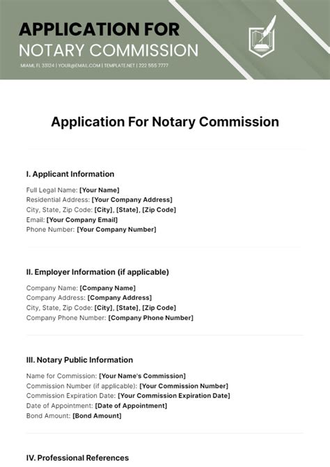 Free Notary Templates To Edit Online And Print