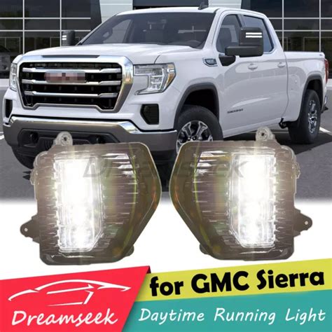 LED DRL LUMIÈRE de Circulation Diurne Feux Jour pour GMC Sierra 1500