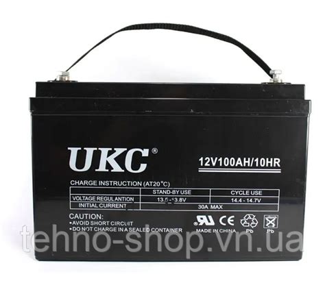 Купить Гелевый аккумулятор 12 вольт 100 ампер UKC Battery Аккумулятор ...