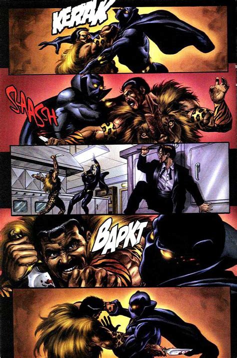 Black Panther Vs Kraven The Hunter Battles Comic Vine