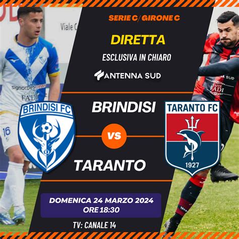 Derby Brindisi Taranto In Diretta Su Antenna Sud