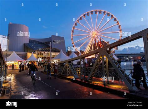 Ferris Wheel At The Chocolate Museum At The Christmas Market In The