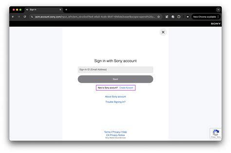 How to Authenticate with Sony Account (previously referred to as Sony ...