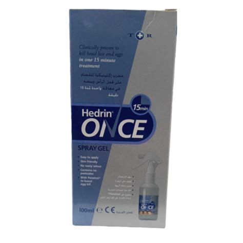 Buy Hedrin Once Spray Gel 100ml Online At Best Price In The Uae Life