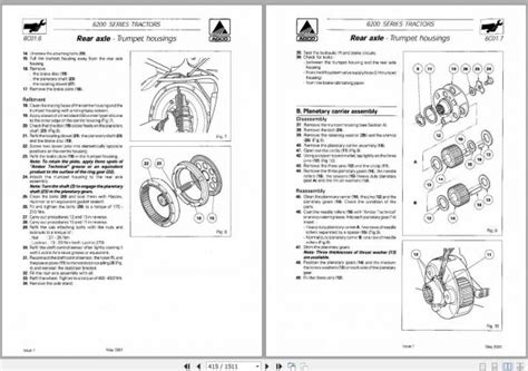 Massey Ferguson Tractors Mf 6200 Series Workshop Service Manual