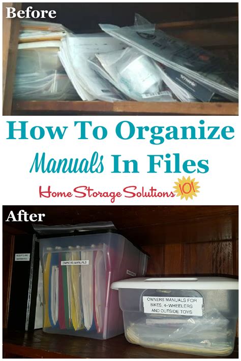 How To Organize Warranties And Manuals