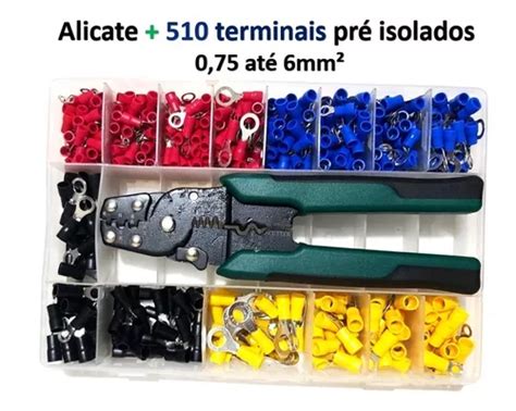 Alicate Crimpar Terminal Eletrico Terminais Pr Isolado