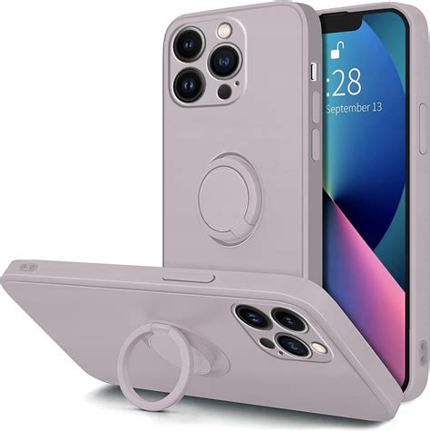 Itel Etui Do Iphone 14 Pro Silikon Ochrona Aparatu Ring Case Soft Szkło