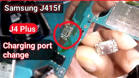 Samsung J415f J4 Plus Charging Port Replace YouTube