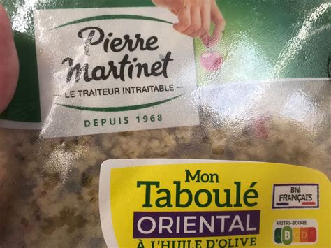 Salade Taboul Oriental L Huile D Olive Vierge Extra Pierre Martinet