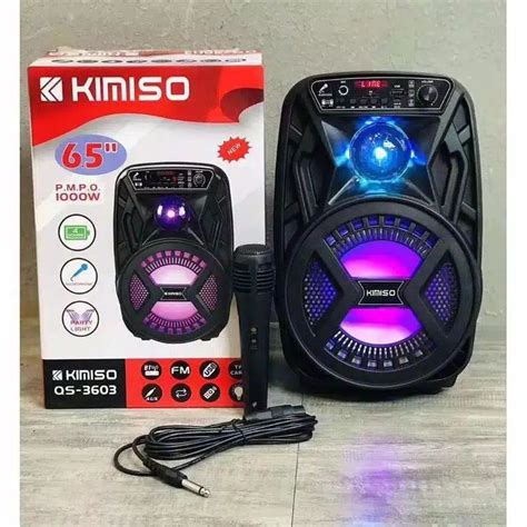 Jual Speaker Bluetooth Portable Kimiso Qs Bonus Microphone Speaker