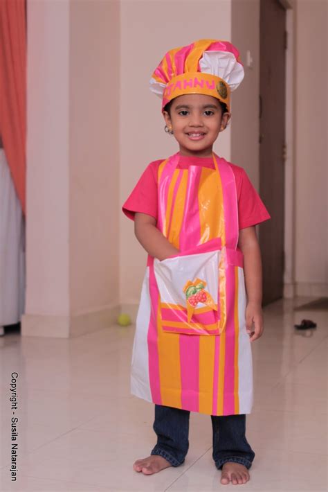 For Kids Chef Costume Made With Lifestyle Store Bags