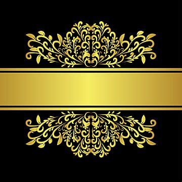 Luxury Wedding Invitation Vector Hd Images Luxury Gold Fame For