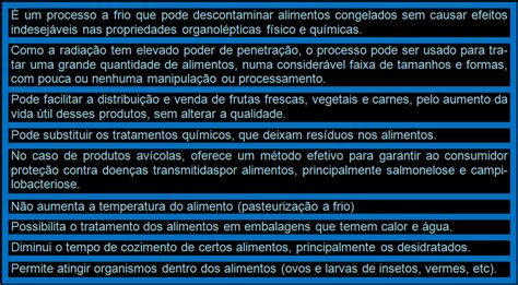 Universo Radiológico Irradiação de Alimentos