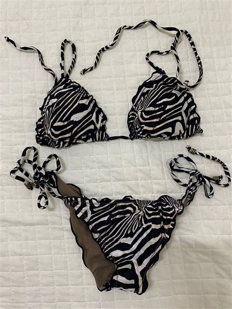 Bikini Cia Marítima Animal Print Moda Praia Feminina Cia Maritima