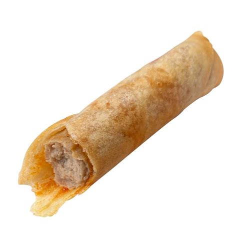 a frikandel with sauce in a spring roll jacket - Archyde