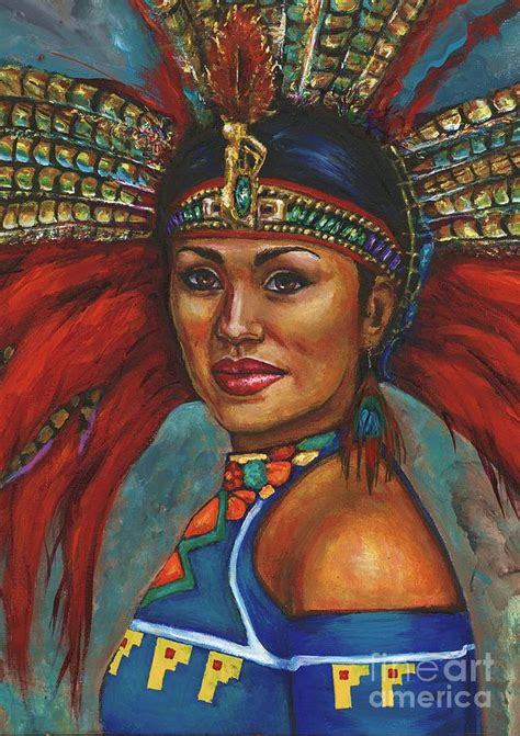 Indian Princess Portrait Painting By Alga Washington Fine Art America