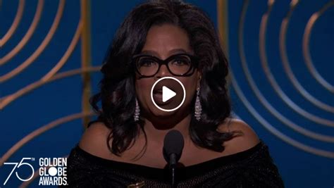 Golden Globes 2018 En Vidéo Le Discours Poignant D’oprah Winfrey Le Reporter Express