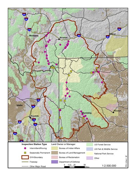 Greater Yellowstone Ecosystem Map - San Antonio Map