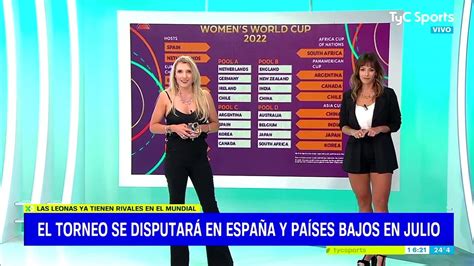 Jessica Dorado Y Daniela Etcheverry En El Noticiero Deportivo Tyc