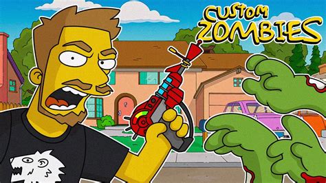 COD ZOMBIES X SIMPSONS Custom Zombies YouTube