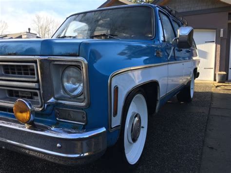 1976 Gmc Suburban Sierra Classic C15 2wd Squarebody Classic Gmc