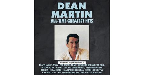 Dean Martin All-Time Greatest Hits Vinyl Record