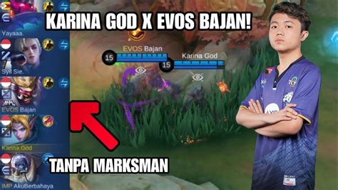 KETEMU PLAYER MPL EVOS BAJAN DI RANKED DUET MENGGENDONG TROLL