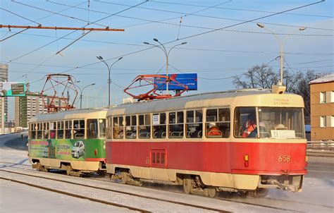 Yekaterinburg Tatra T Su Photo Urban Electric Transit