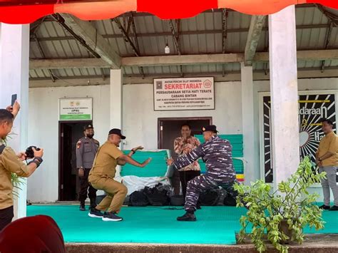 TNI AL Pos Binpotmar Lobam Lestarikan Seni Beladiri Pencak Silat