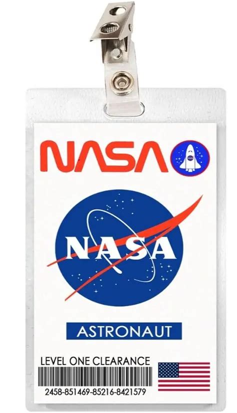 Nasa Id Card Template Scannable Id Card Maker Id Card News Online