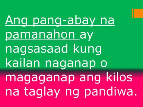 Mga Uri Ng Pang Abay Ppt