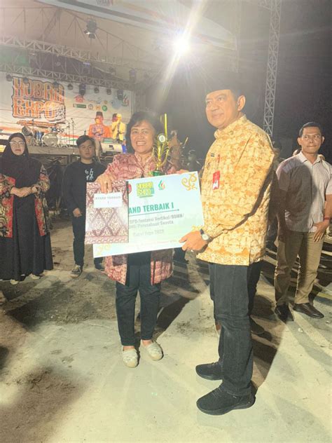 Dinas Pertanian Raih Juara Stand Terbaik Tingkat OPD Pada Kobar Expo 2023