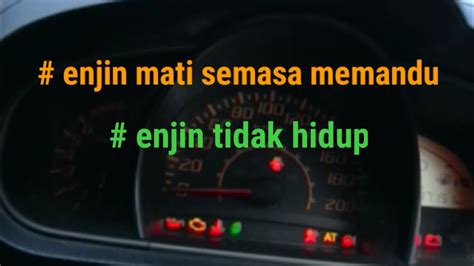 Enjin Kereta Mati Ketika Memandu Max Knox