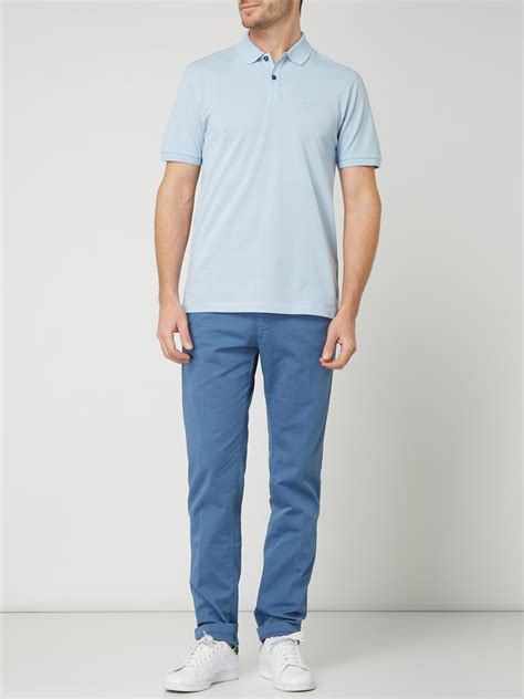 Boss Poloshirt Aus Pima Baumwolle Modell Pallas Bleu Online Kaufen