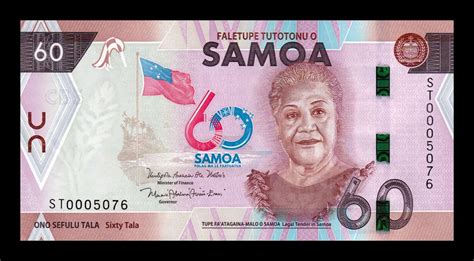 Samoa 60 Tala Conmemorativo 2023 Pick Nuevo Sc Unc NUMISMÁTICA LA LONJA